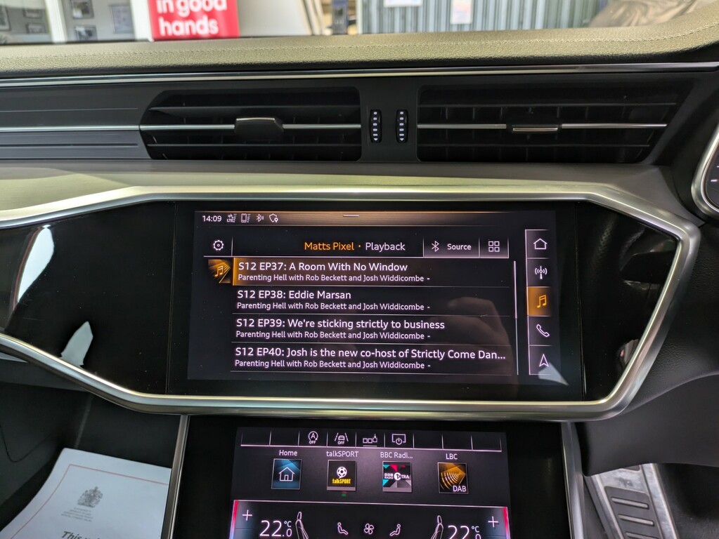 Audi A6 Saloon S Line White #25
