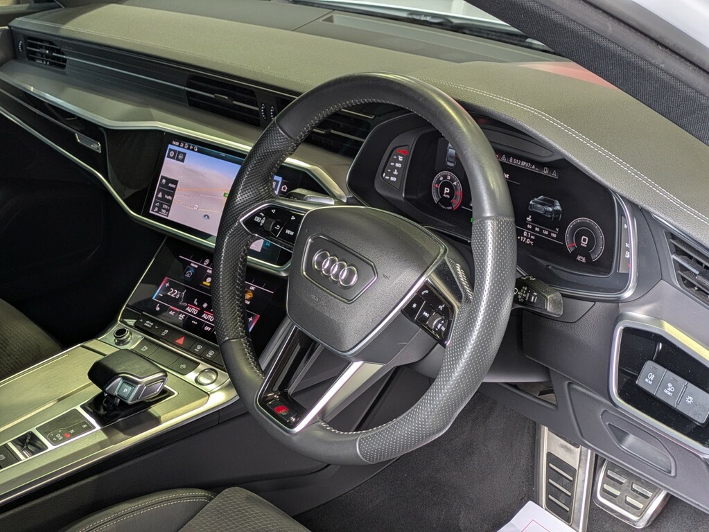Audi A6 Saloon S Line White #8