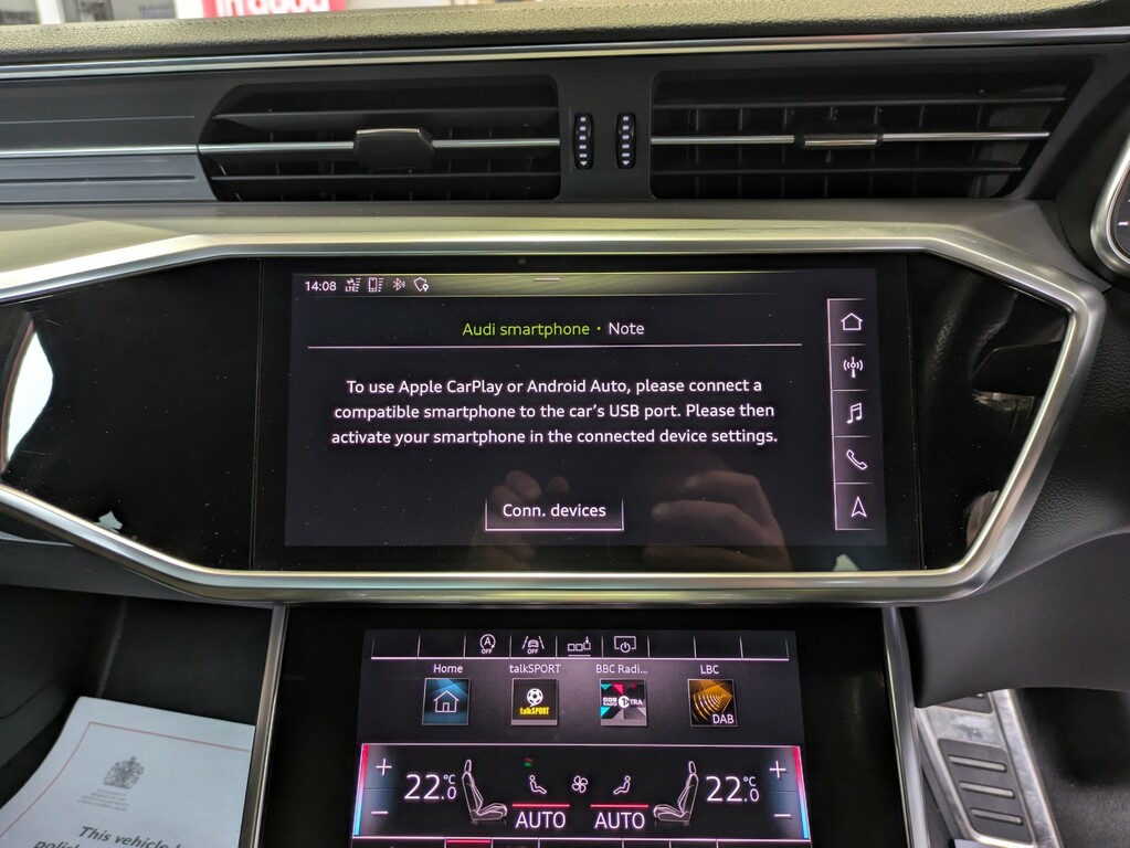 Audi A6 Saloon S Line White #23