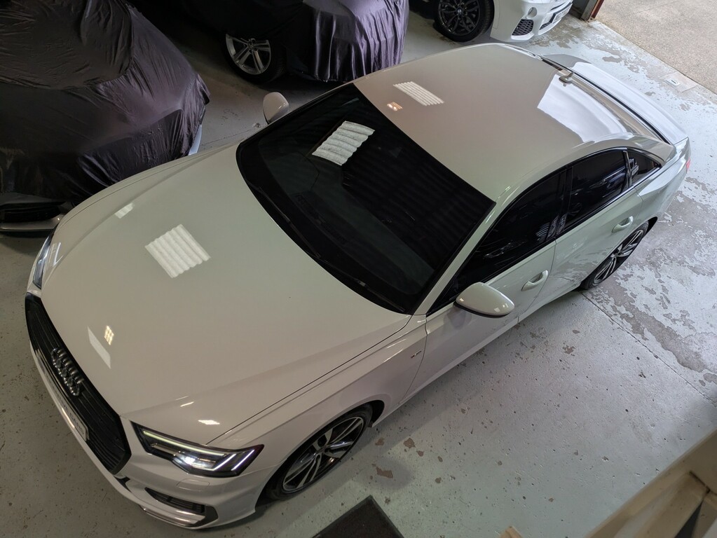 Audi A6 Saloon S Line White #7