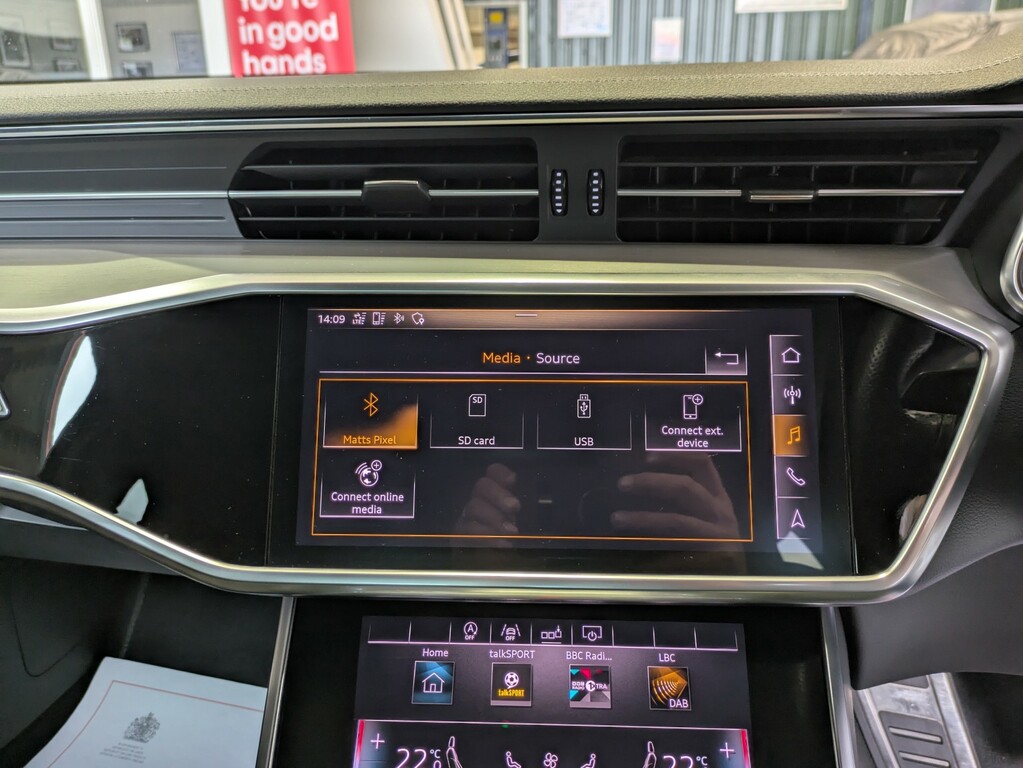 Audi A6 Saloon S Line White #24
