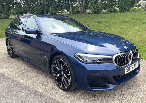 BMW 5 Series Mht Xdrive M Sport Touring Blue