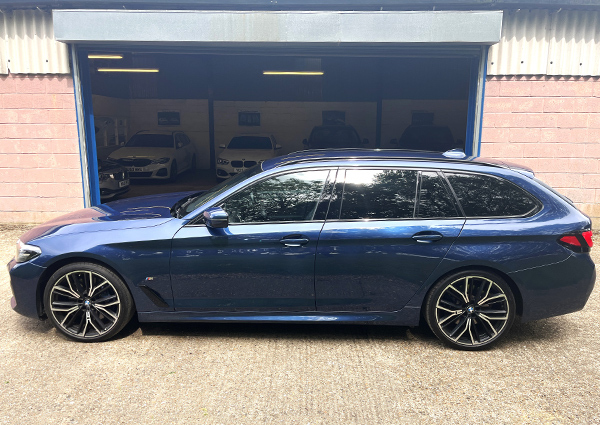 BMW 5 Series Mht Xdrive M Sport Touring Blue #5