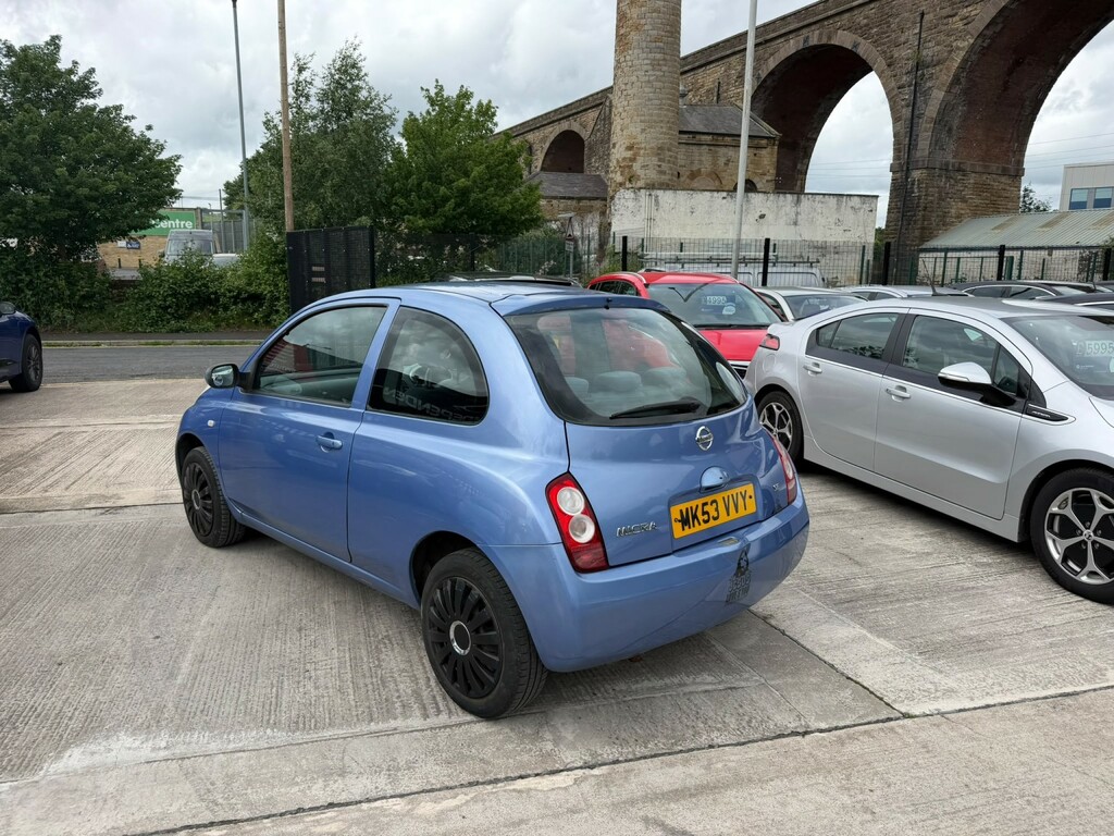 Nissan Micra Hatchback 1.2 16V Se 2003 MK53VVY Blue #4