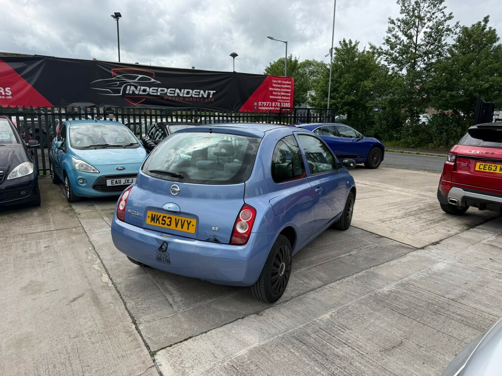 Nissan Micra Hatchback 1.2 16V Se 2003 MK53VVY Blue #5