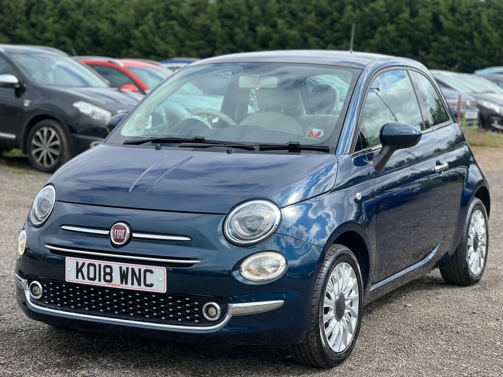 Fiat 500 1.2 Lounge Euro 6 Ss KO18WNC Blue #4