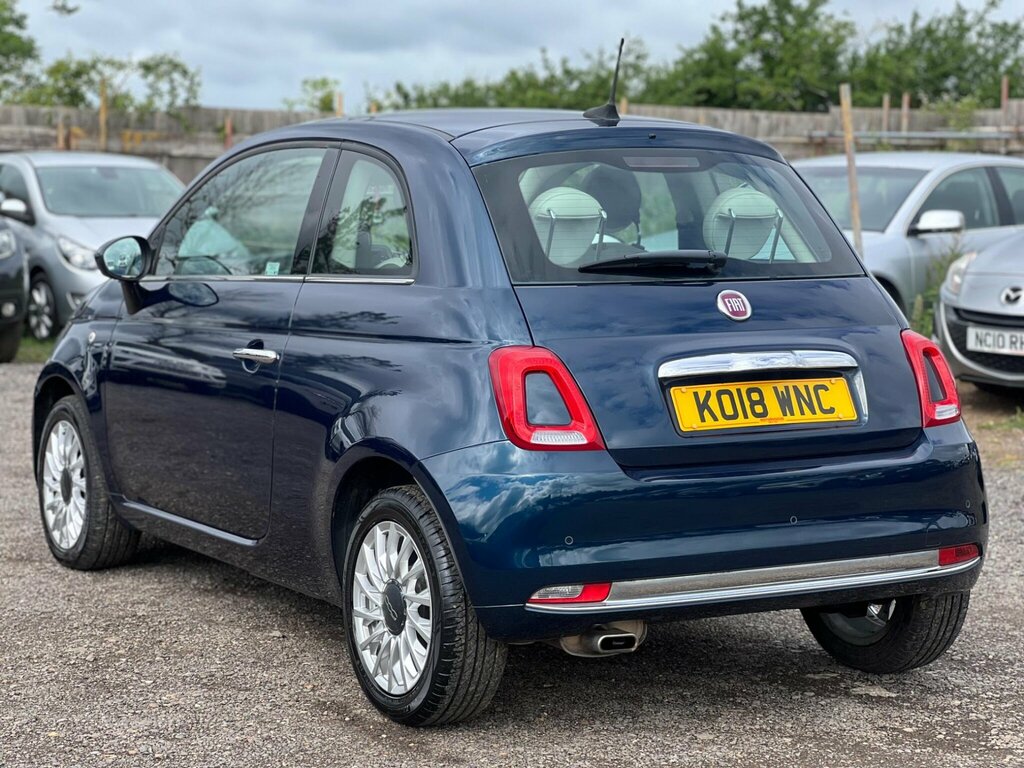 Fiat 500 1.2 Lounge Euro 6 Ss KO18WNC Blue #5