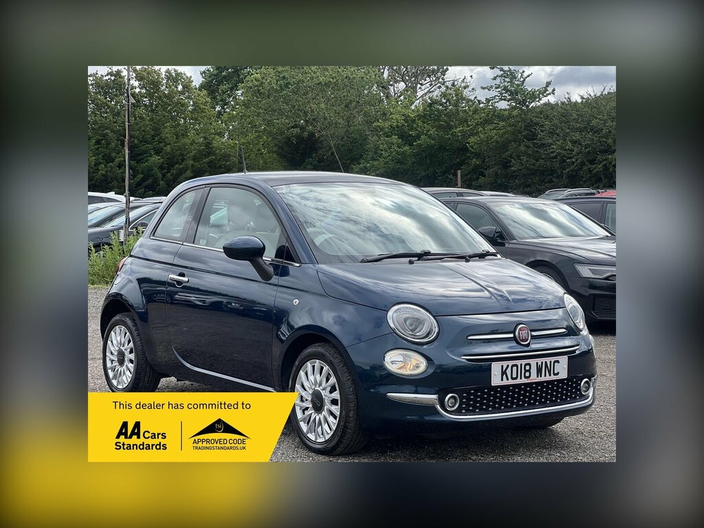 Fiat 500 1.2 Lounge Euro 6 Ss Blue