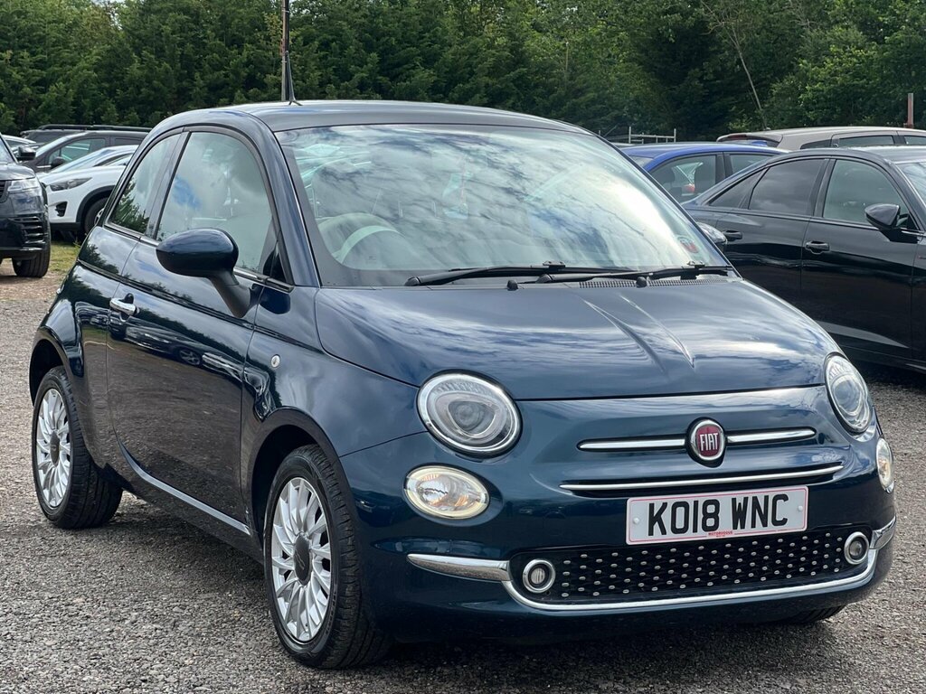 Fiat 500 1.2 Lounge Euro 6 Ss KO18WNC Blue #2