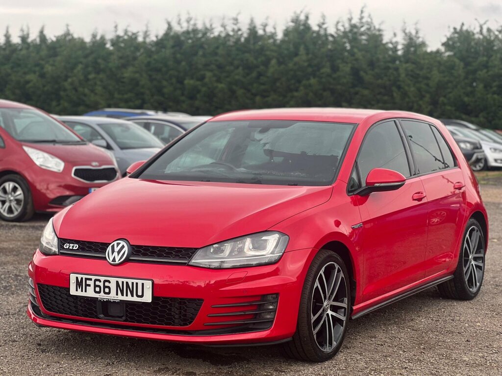 Volkswagen Golf 2.0 Tdi Bluemotion Tech Gtd Euro 6 Ss MF66NNU Red #3