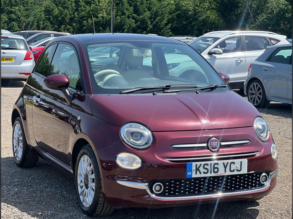 Fiat 500 1.2 Lounge Euro 6 Ss Red #2