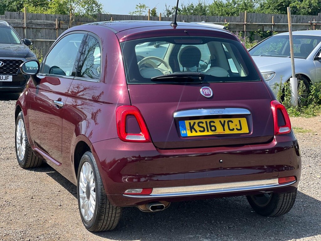 Fiat 500 1.2 Lounge Euro 6 Ss Red #5