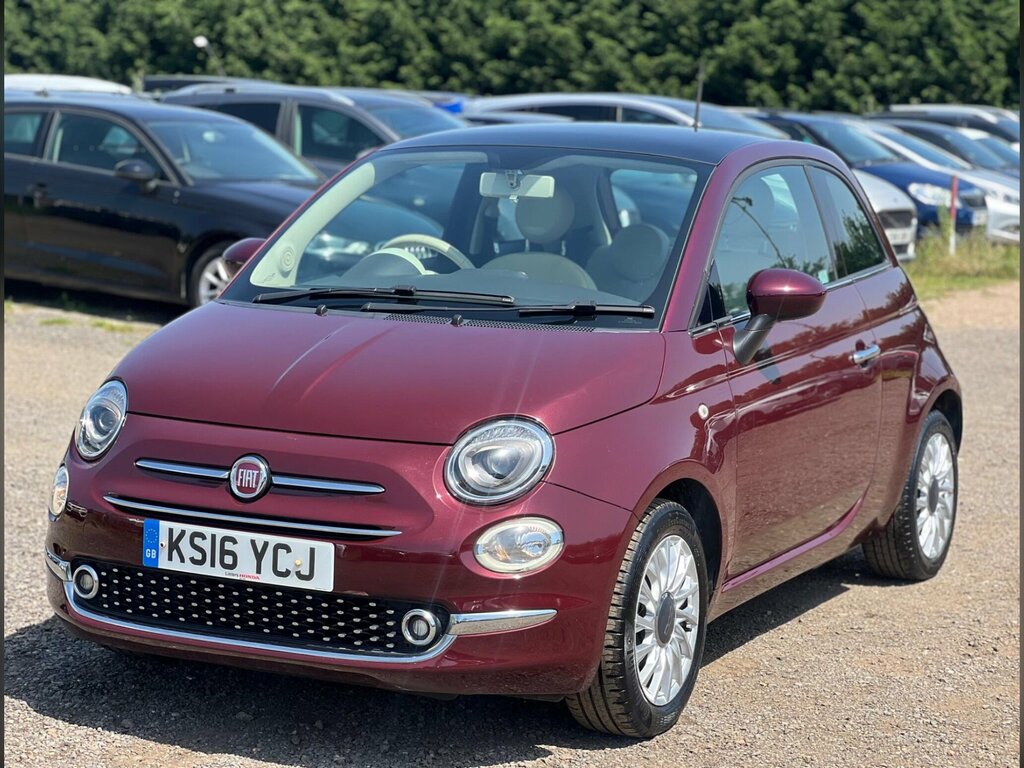 Fiat 500 1.2 Lounge Euro 6 Ss Red #4