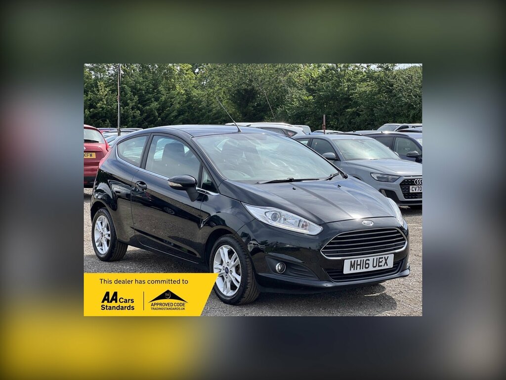 Ford Fiesta 1.0T Ecoboost Zetec Euro 6 Ss Black