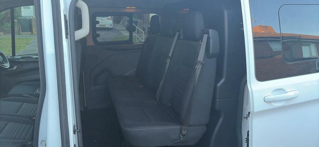 Ford Transit Custom 2.0 320 Ecoblue Limited Crew Van Double Cab Di White #5