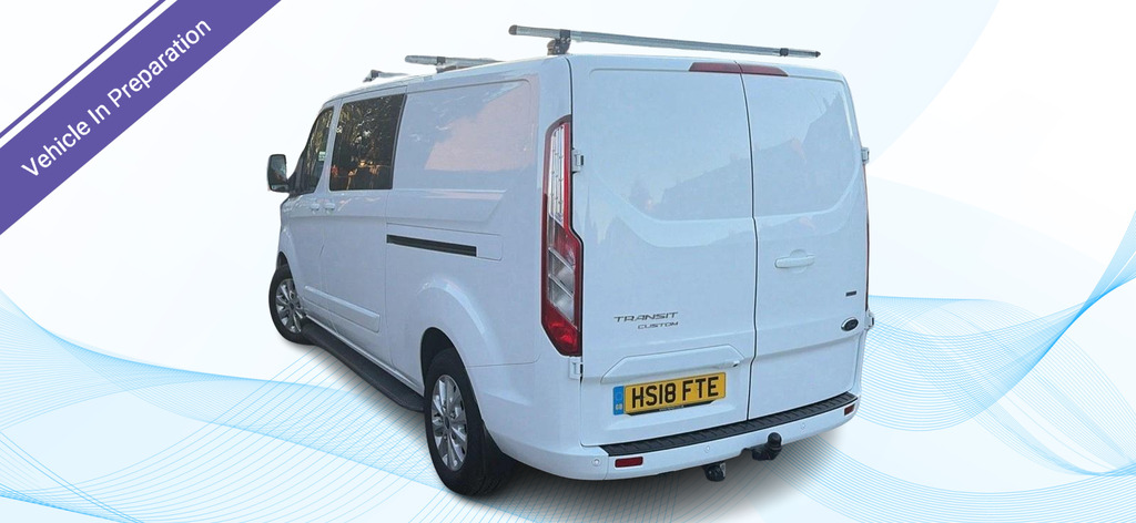 Ford Transit Custom 2.0 320 Ecoblue Limited Crew Van Double Cab Di White #2