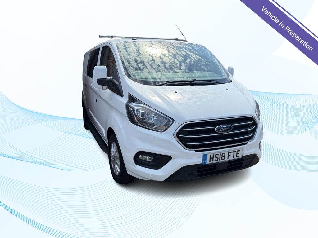 Ford Transit Custom 2.0 320 Ecoblue Limited Crew Van Double Cab Di White