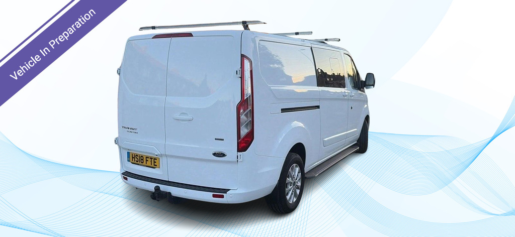Ford Transit Custom 2.0 320 Ecoblue Limited Crew Van Double Cab Di White #3