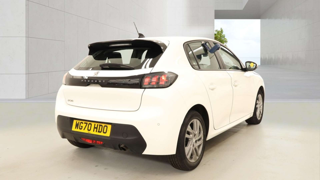 Peugeot 208 Active Puretech Ss White #4