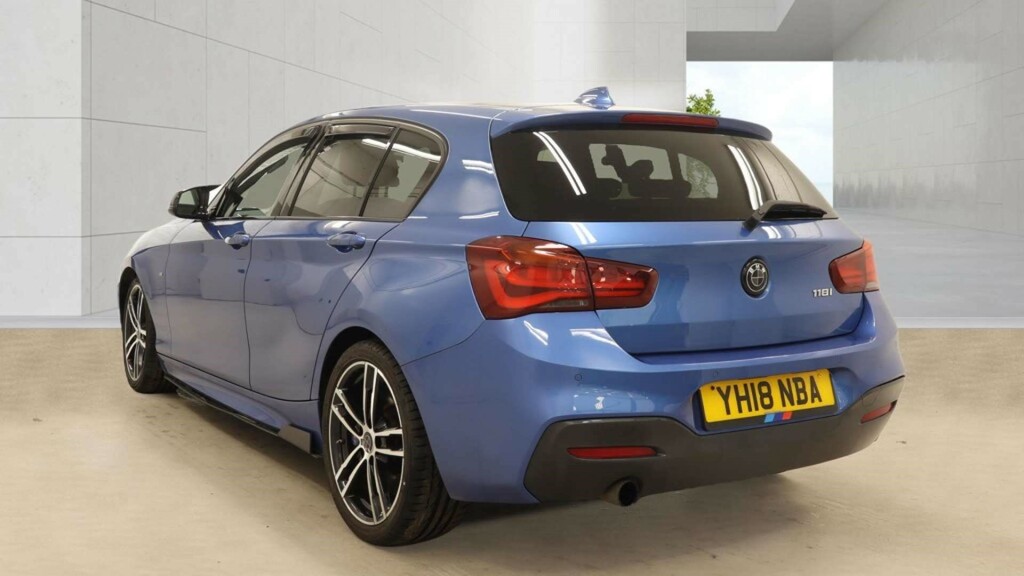BMW 1 Series 118I M Sport Shadow Edition Blue #3