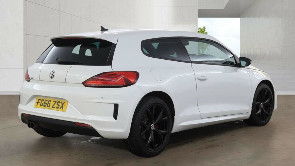Volkswagen Scirocco Gts Tsi Bluemotion Technology White #4