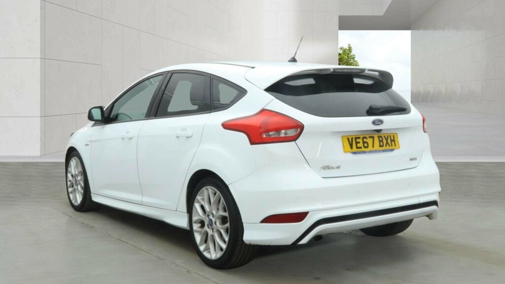 Ford Focus St-line White #3
