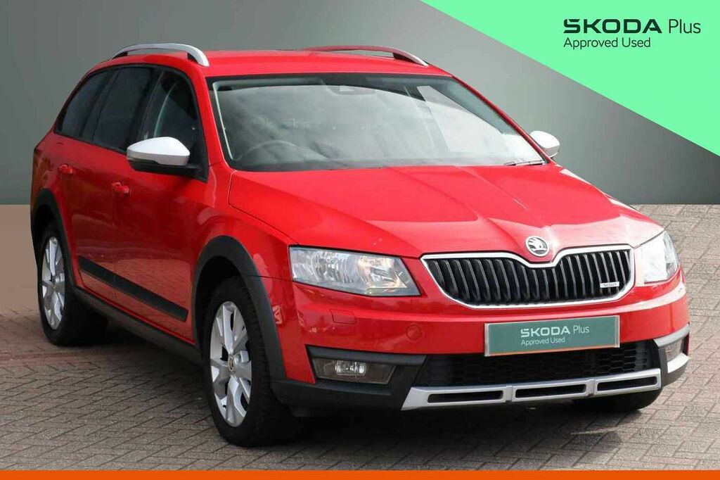 Skoda Octavia 2.0 Tdi Cr 184 Scout 4X4 Dsg Red