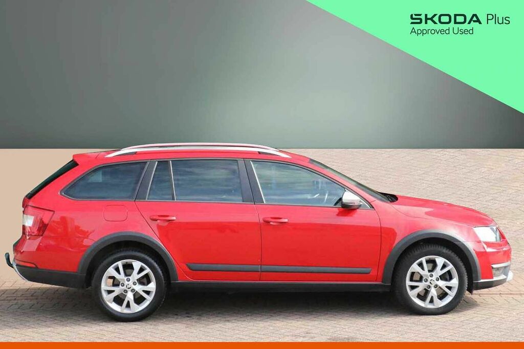 Skoda Octavia 2.0 Tdi Cr 184 Scout 4X4 Dsg Red #4