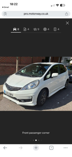 Honda Jazz 1.4 I-vtec Si Hatchback White