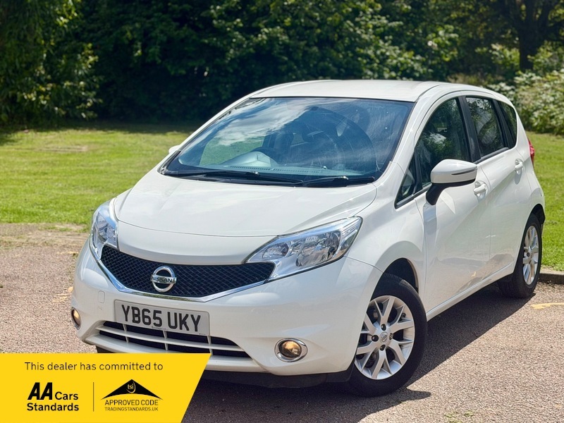Nissan Note 1.2 Acenta Hatchback Euro 6 Ss YB65UKY White #4