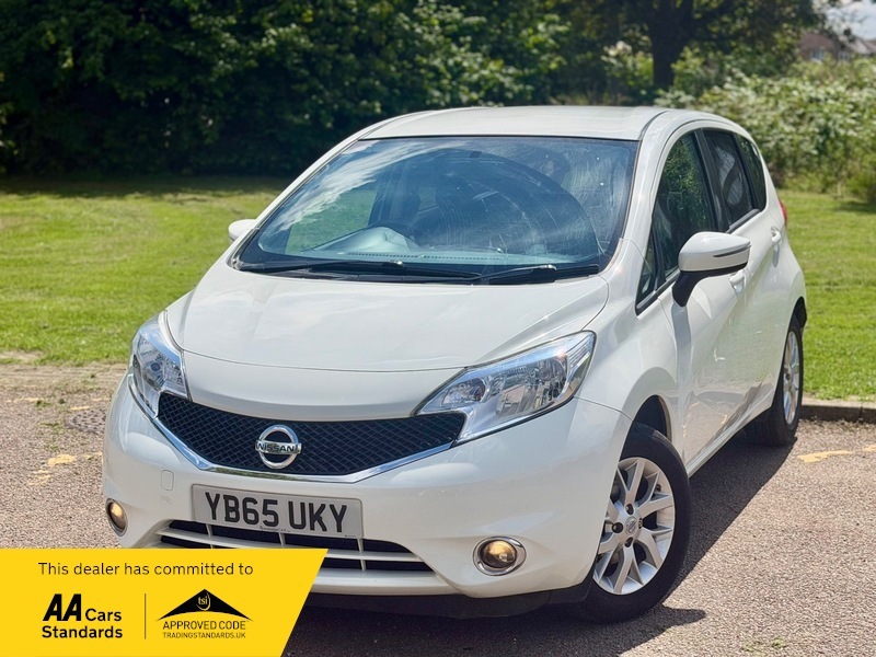 Nissan Note 1.2 Acenta Hatchback Euro 6 Ss YB65UKY White #5