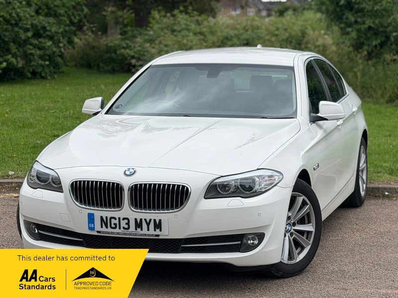 BMW 5 Series 2.0 520D Se Saloon White #5