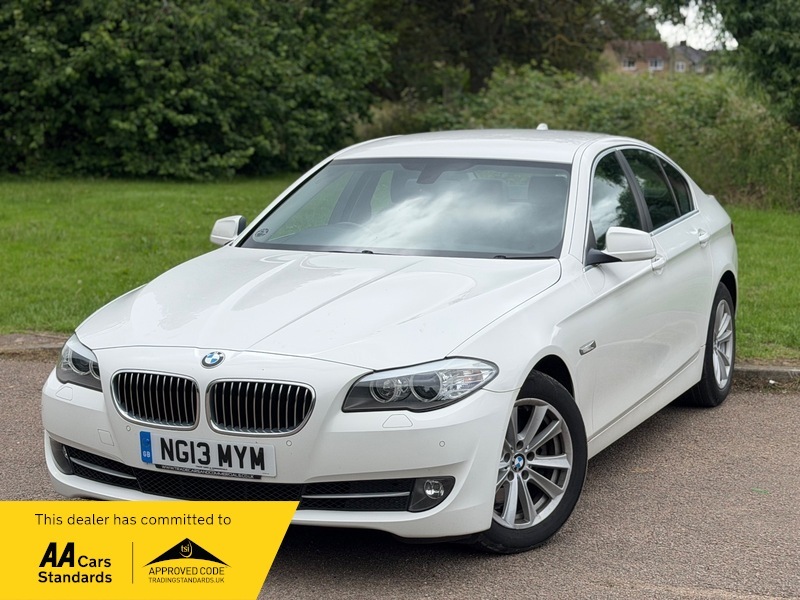 BMW 5 Series 2.0 520D Se Saloon White #4