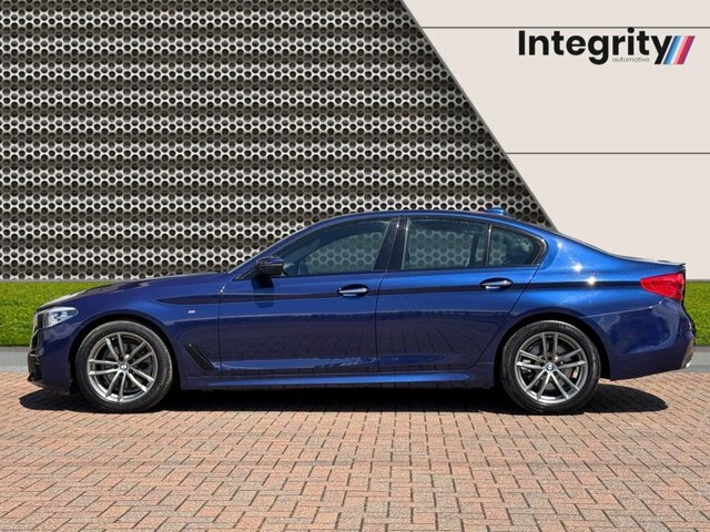 BMW 5 Series 2018 2.0 520D M Sport Saloon Euro PF67LCJ Blue #6