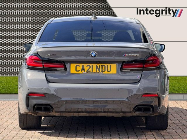 BMW 5 Series 2021 4.4 M550i V8 Saloon Steptronic Xdr CA21NDU Grey #4