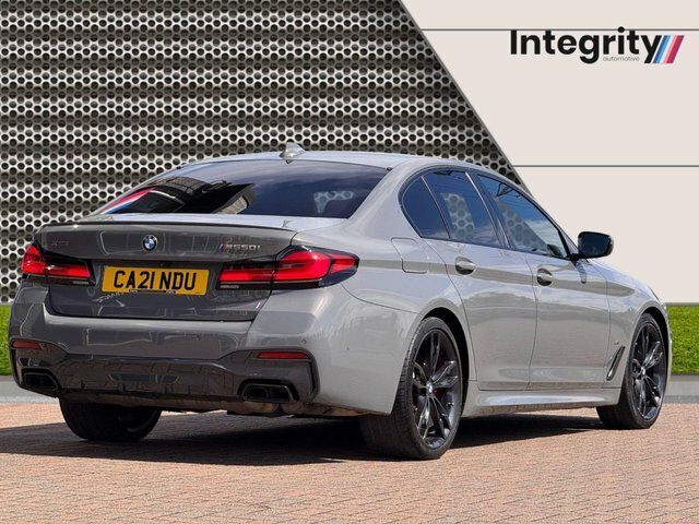 BMW 5 Series 2021 4.4 M550i V8 Saloon Steptronic Xdr CA21NDU Grey #3