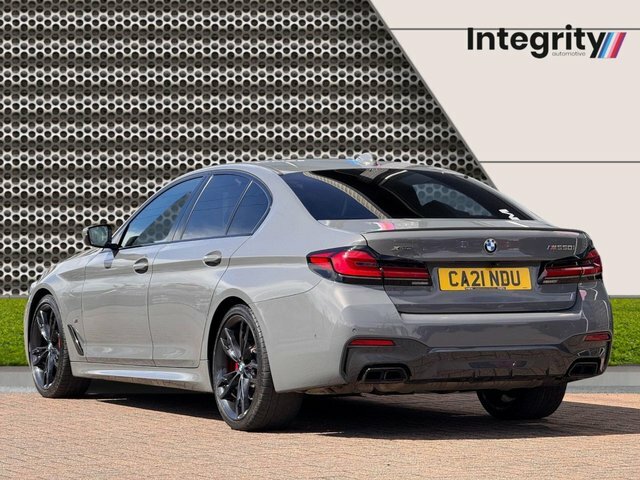 BMW 5 Series 2021 4.4 M550i V8 Saloon Steptronic Xdr CA21NDU Grey #5