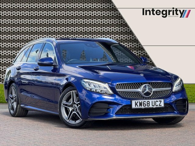 Mercedes-Benz C Class 2019 1.5 C200 Mhev Eq Boost Amg Line Estate Pe Blue
