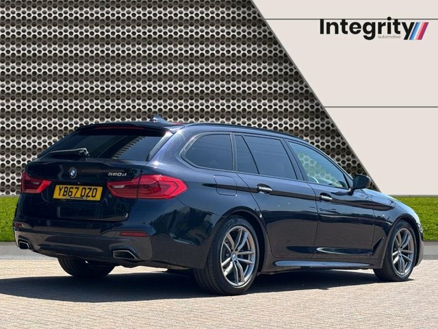 BMW 5 Series 2.0 520D M Sport Touring Euro 6 S Black #3