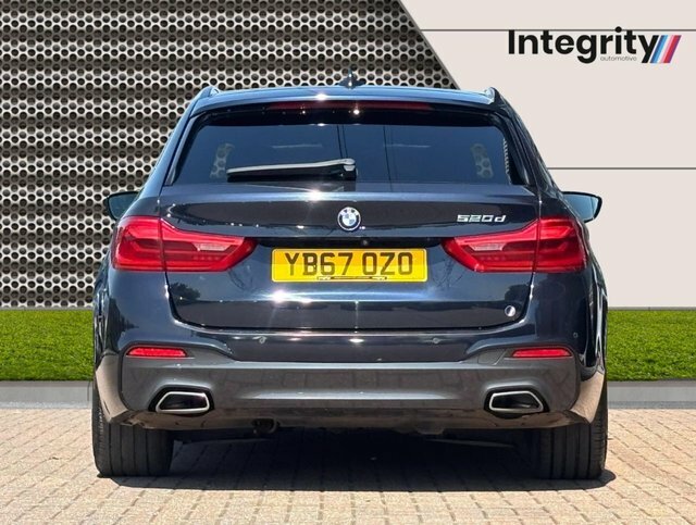 BMW 5 Series 2.0 520D M Sport Touring Euro 6 S Black #4