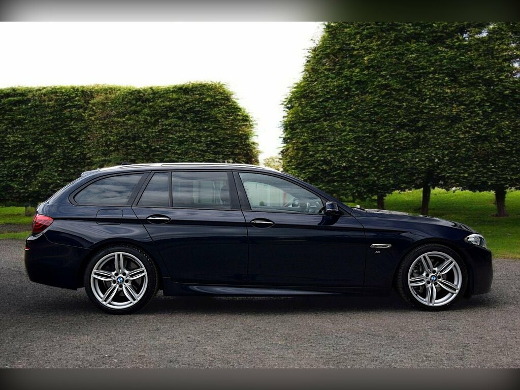 BMW 5 Series 3.0 530D M Sport Touring Euro 6 Ss Black #2