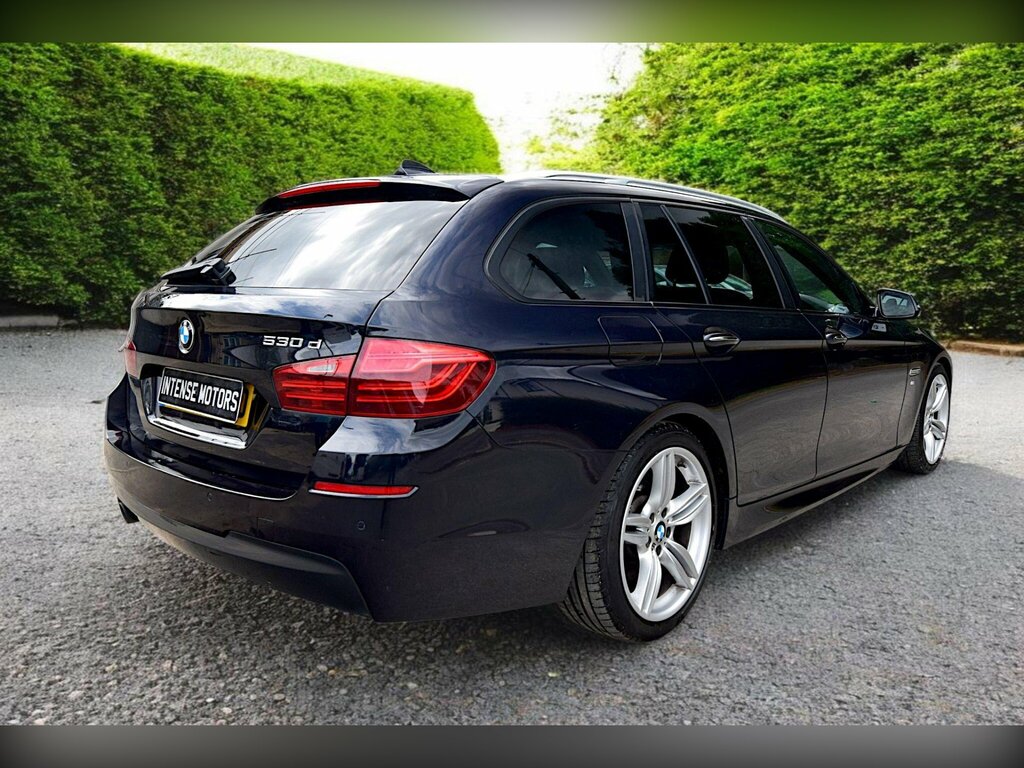 BMW 5 Series 3.0 530D M Sport Touring Euro 6 Ss Black #3