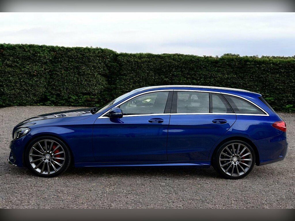 Mercedes-Benz C Class 2.0 C200 Amg Line G-tronic Euro 6 Ss Blue #6