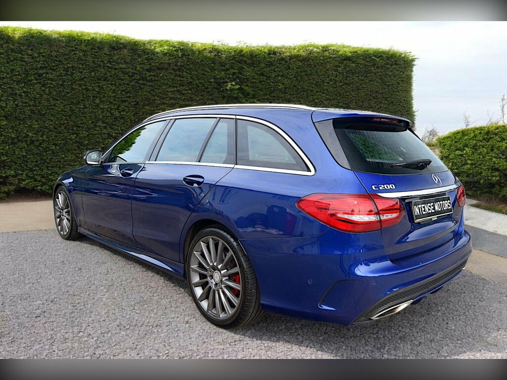 Mercedes-Benz C Class 2.0 C200 Amg Line G-tronic Euro 6 Ss Blue #5