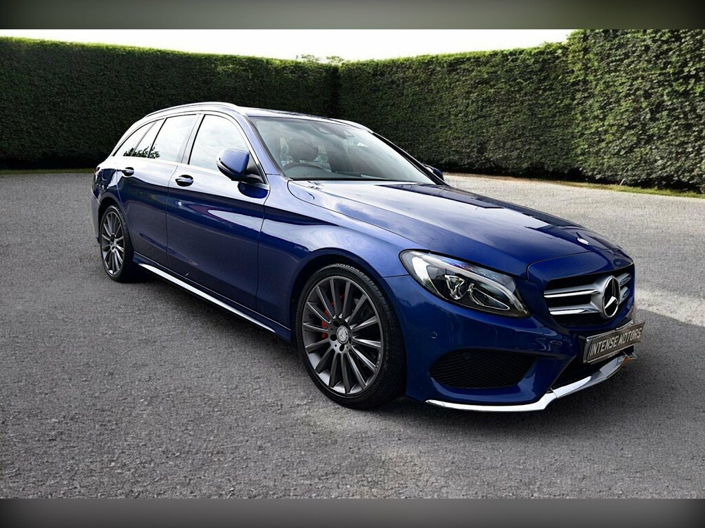 Mercedes-Benz C Class 2.0 C200 Amg Line G-tronic Euro 6 Ss Blue