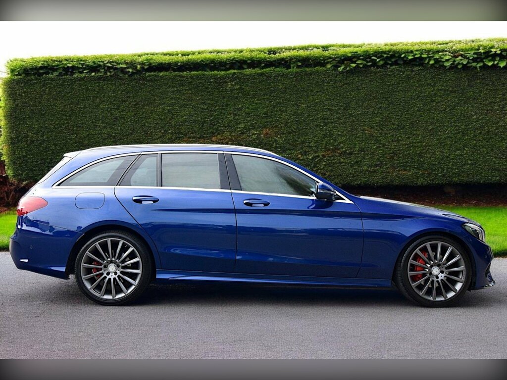 Mercedes-Benz C Class 2.0 C200 Amg Line G-tronic Euro 6 Ss Blue #2