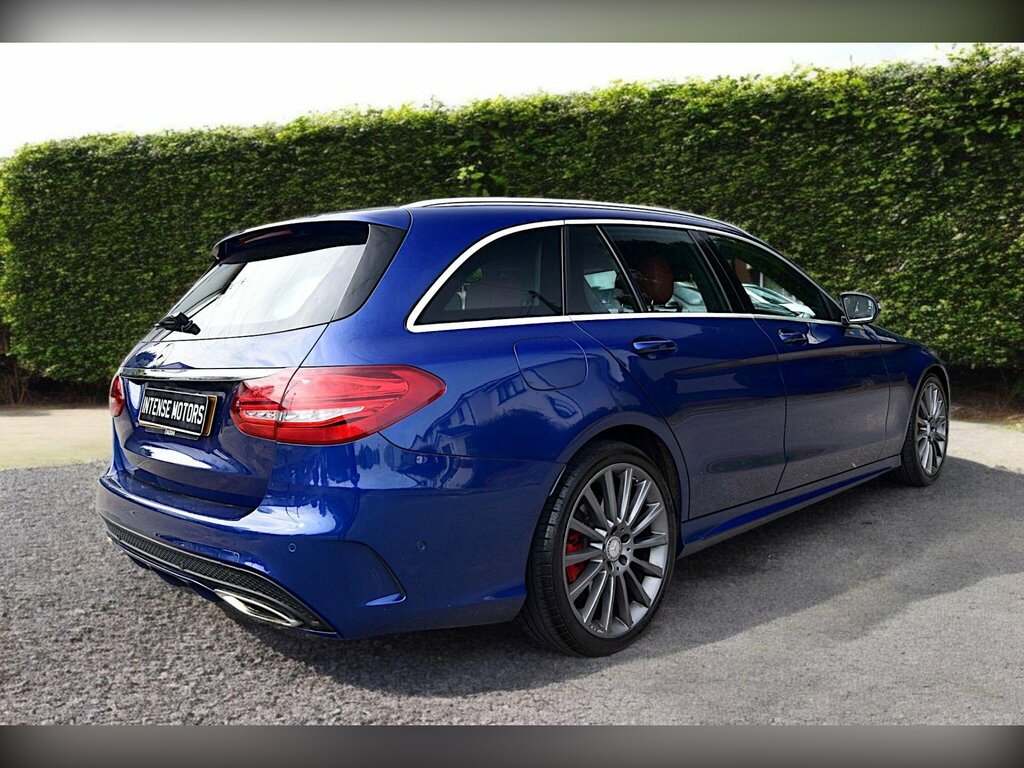 Mercedes-Benz C Class 2.0 C200 Amg Line G-tronic Euro 6 Ss Blue #3
