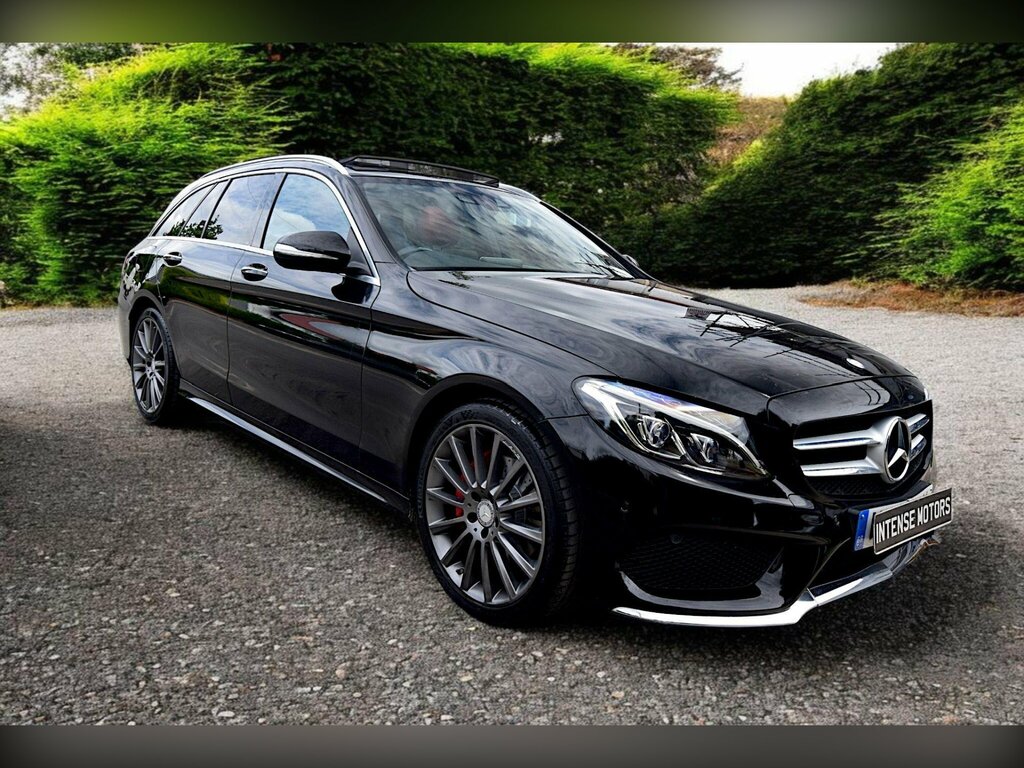 Mercedes-Benz C Class 2.0 C200 Amg Line Premium Plus Estate Black