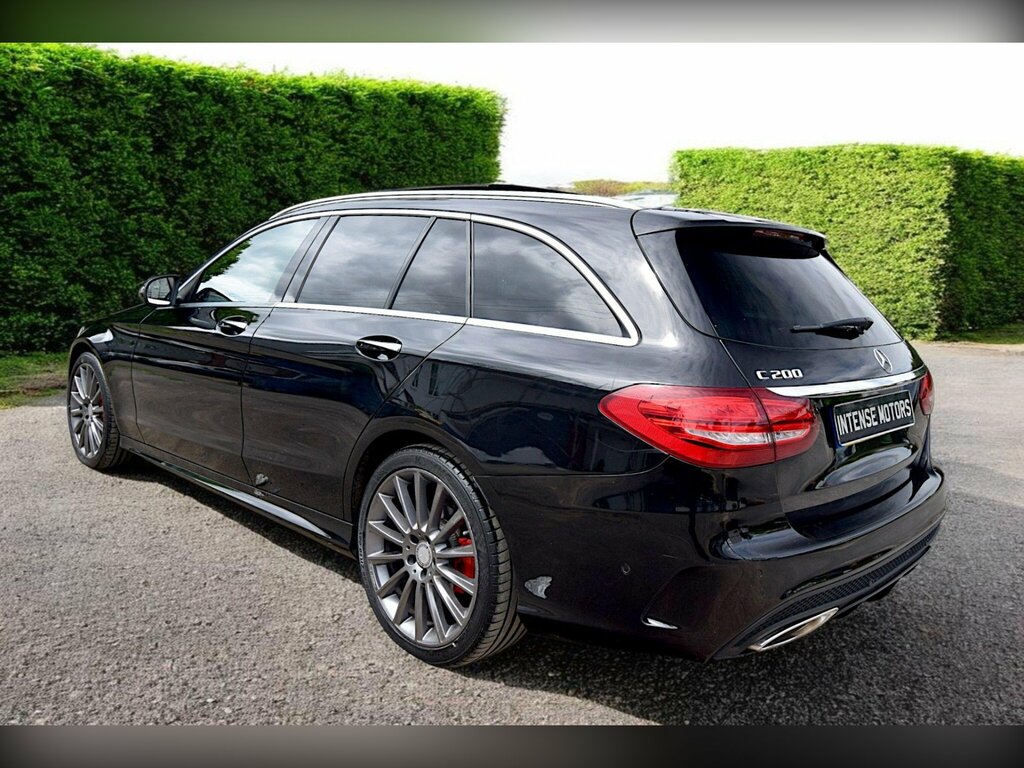 Mercedes-Benz C Class 2.0 C200 Amg Line Premium Plus Estate Black #5