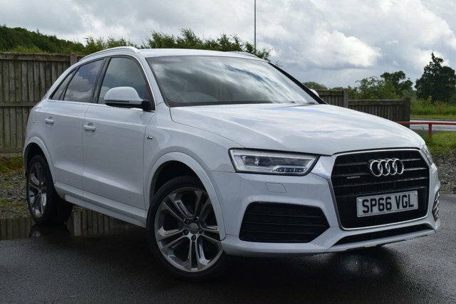 Audi Q3 2.0 Tdi S Line Plus Suv S Tronic Quattr White